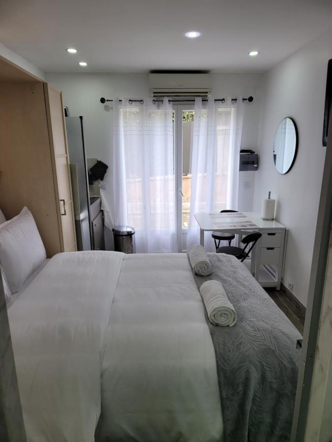Studio 1 A La Trinite Proche De Nice, Monaco Et L'Italie Bagian luar foto