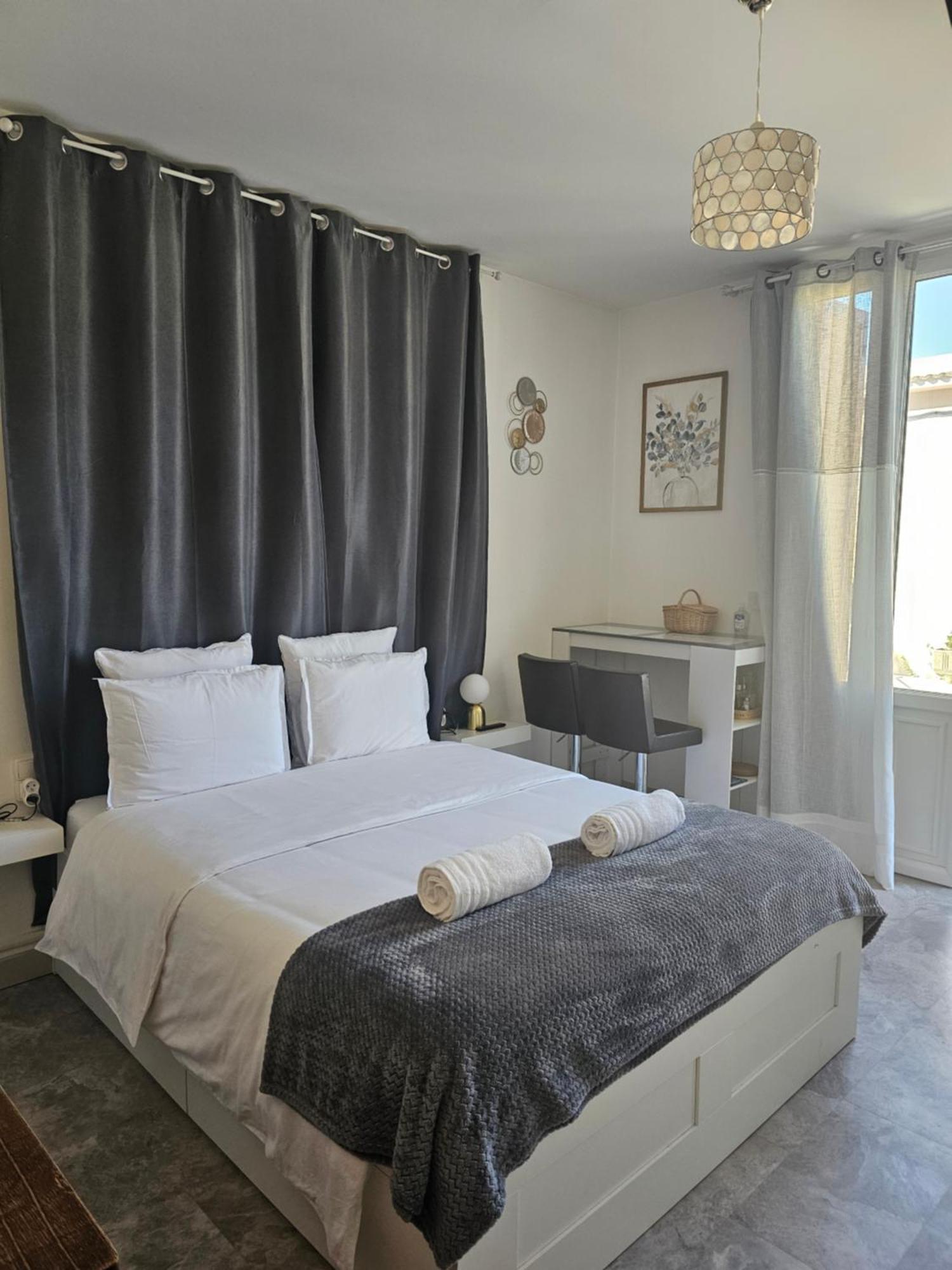Studio 1 A La Trinite Proche De Nice, Monaco Et L'Italie Bagian luar foto